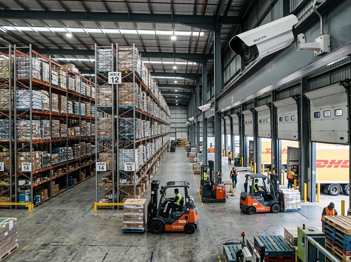 Logistics Warehouse High Ceiling CCTV